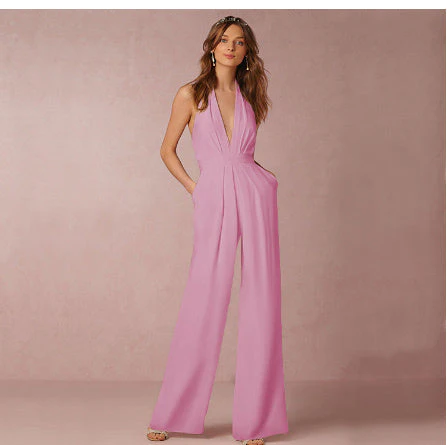 Heidi-Mode | Ärmelloser Halterneck Jumpsuit - Image 7
