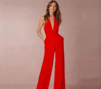Heidi-Mode | Ärmelloser Halterneck Jumpsuit - Image 9