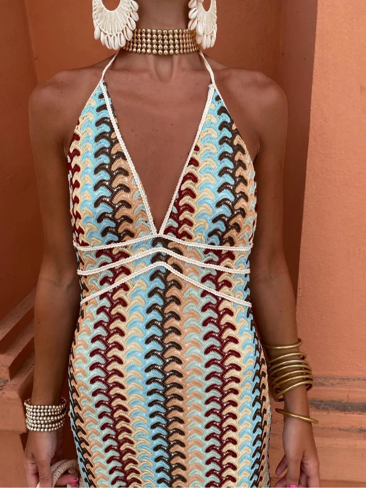 Heidi-Mode | Ärmelloses Kleid mit V-Ausschnitt - Image 4