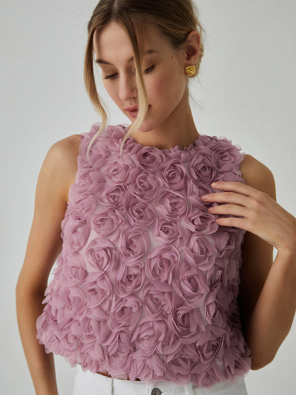 Heidi-Mode | Romantische Mehrfarbige Bluse - Image 2