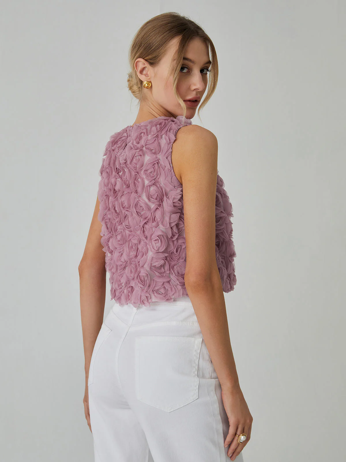 Heidi-Mode | Romantische Mehrfarbige Bluse - Image 3