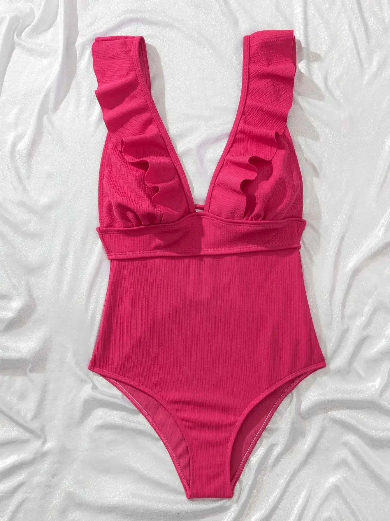 Heidi-Mode | Rüschen Badeanzug für Schwimmbad und Strand - Image 4