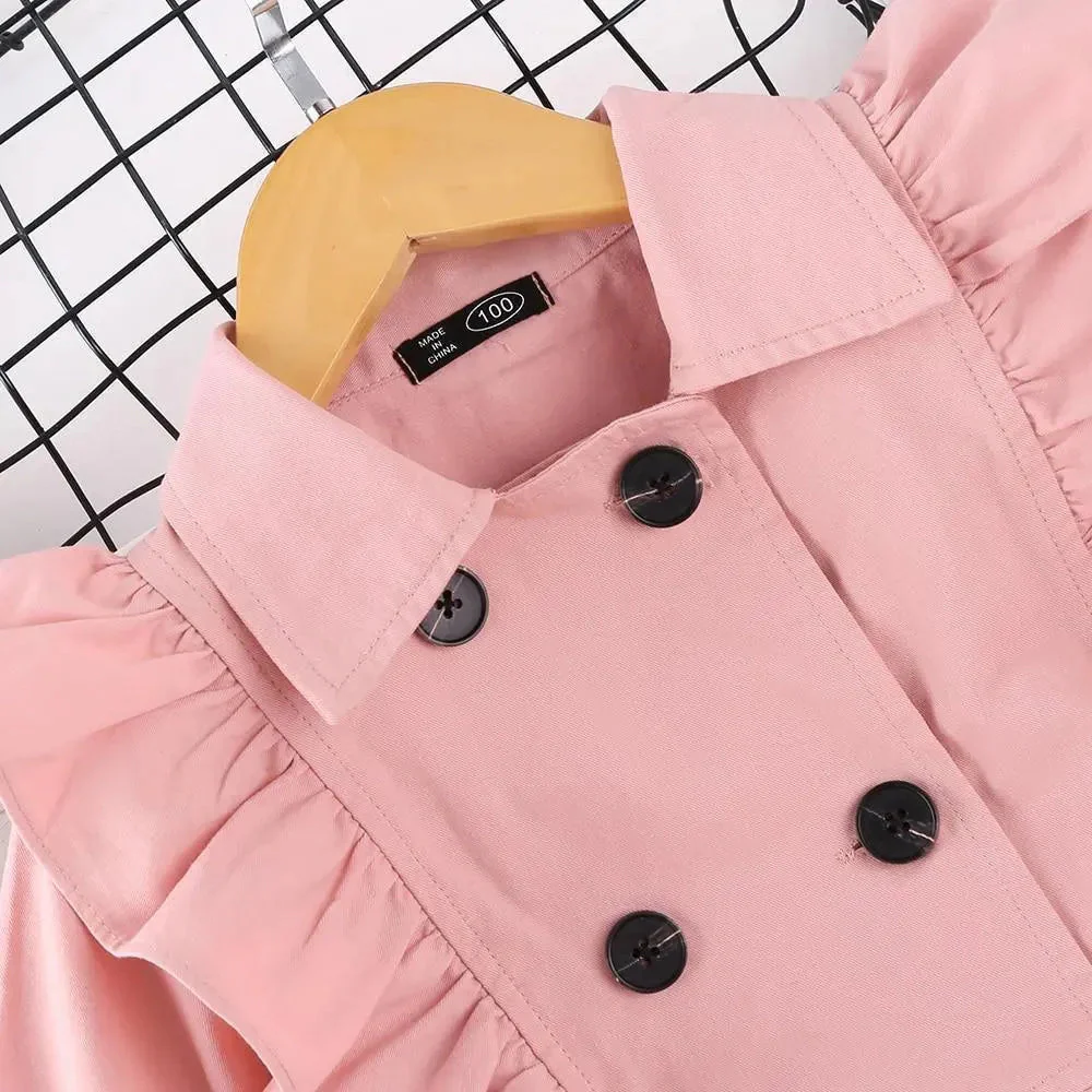 Heidi-Mode | Rüschentrenchcoats für Mädchen - Image 5