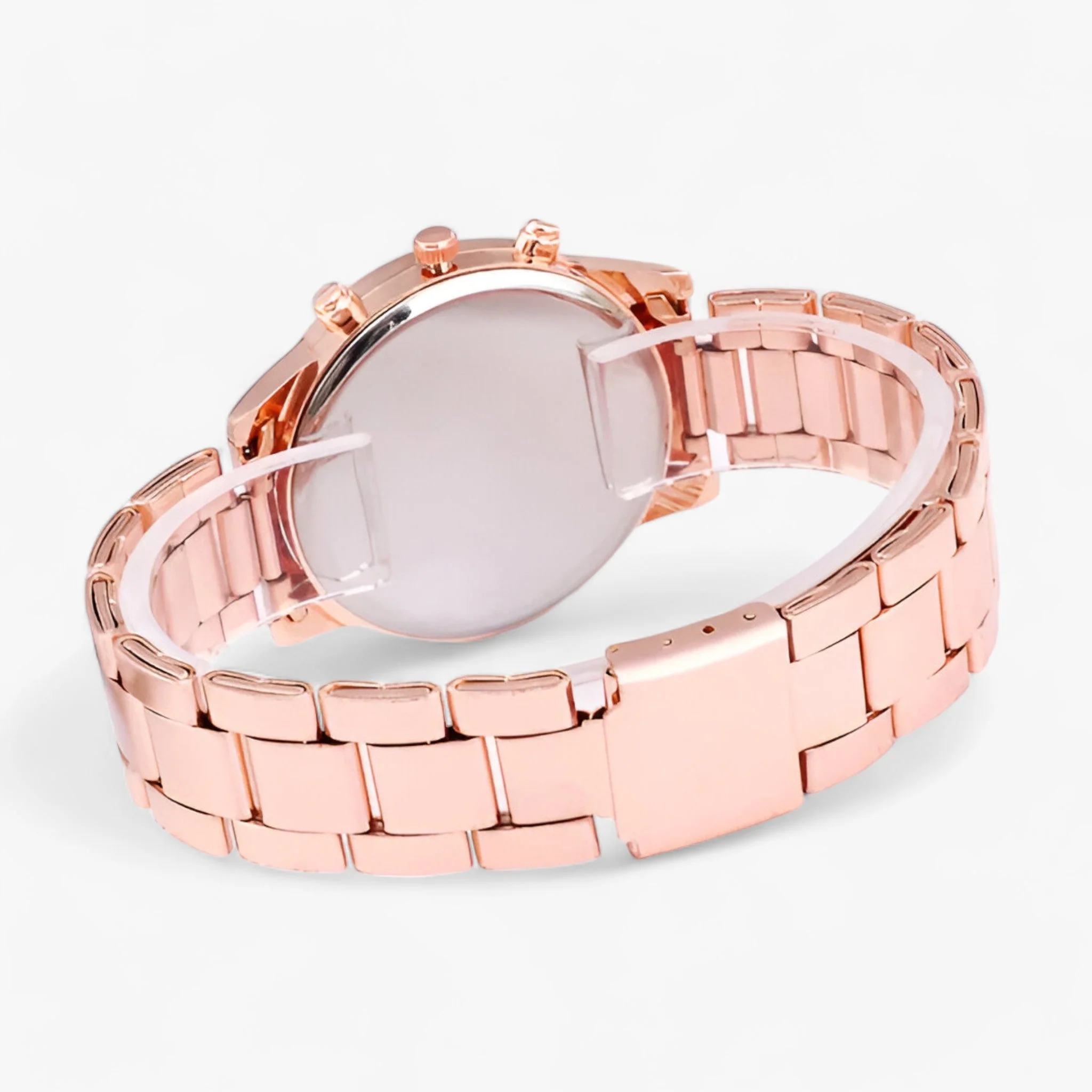 Heidi-Mode | Rundes Uhr mit Strasssteinen für Damen - Image 4