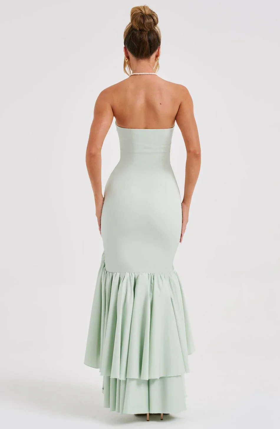 Heidi-Mode | Rüschen Hochgeschlitztes Kleid - Image 6