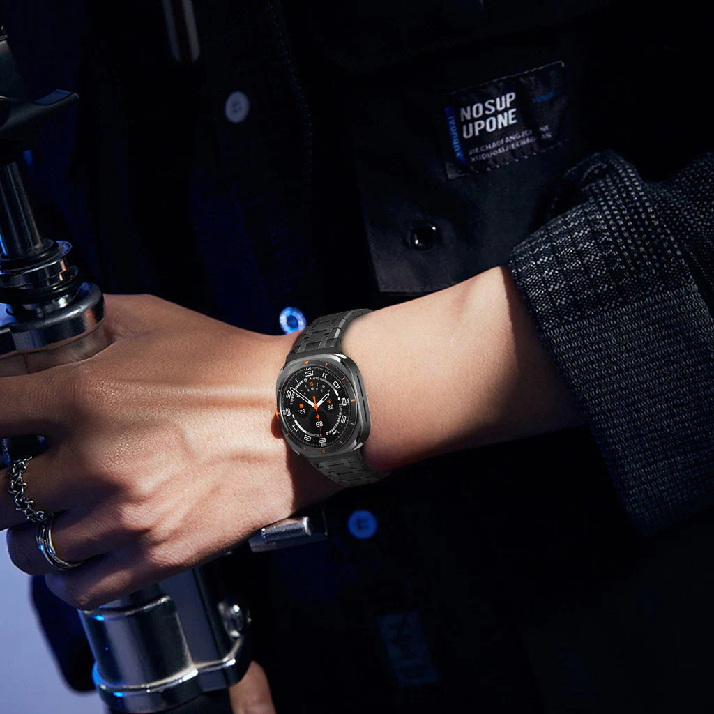 Heidi-Mode | Rvs Band für Samsung Watch Ultra mit Luxus Doppelkettendesign - Image 3