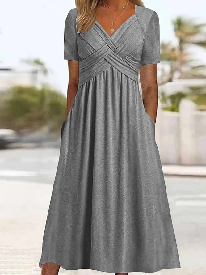 Heidi-Mode | Crossover Midikleid - Image 4