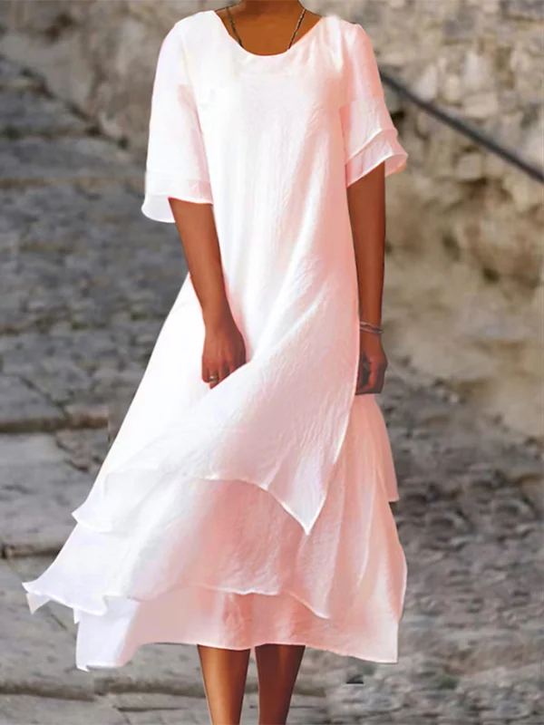 Heidi-Mode | Schicke Eleganz Blockschlitzkleid - Image 6