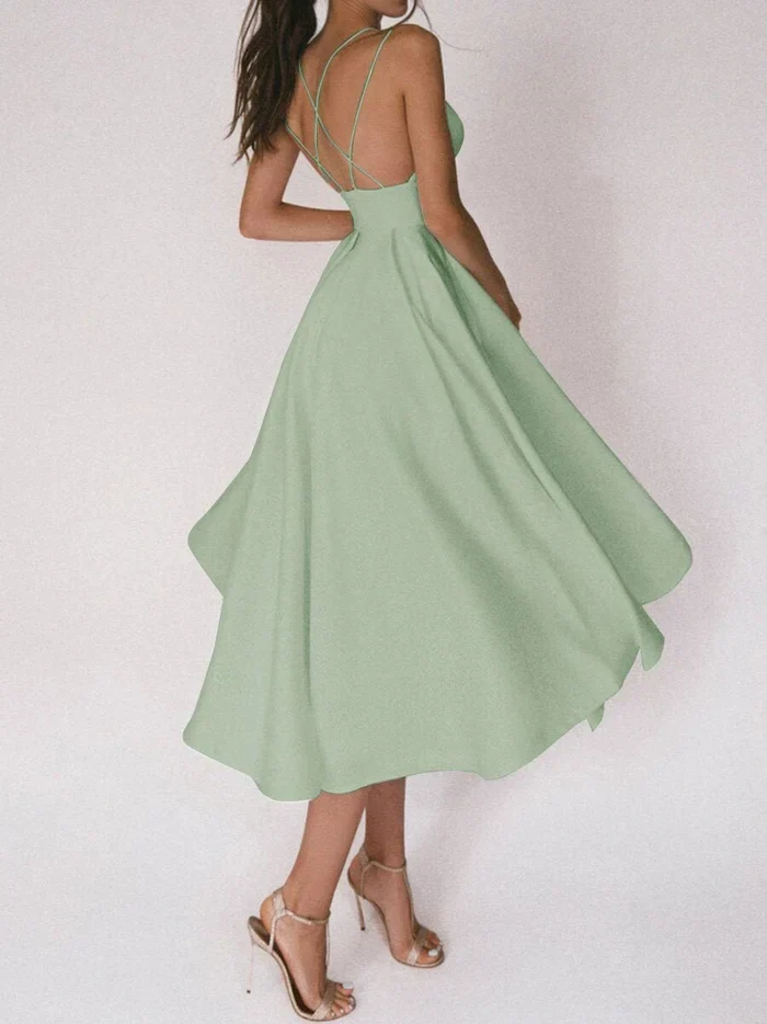 Heidi-Mode | Schlagkleid mit V Ausschnitt
