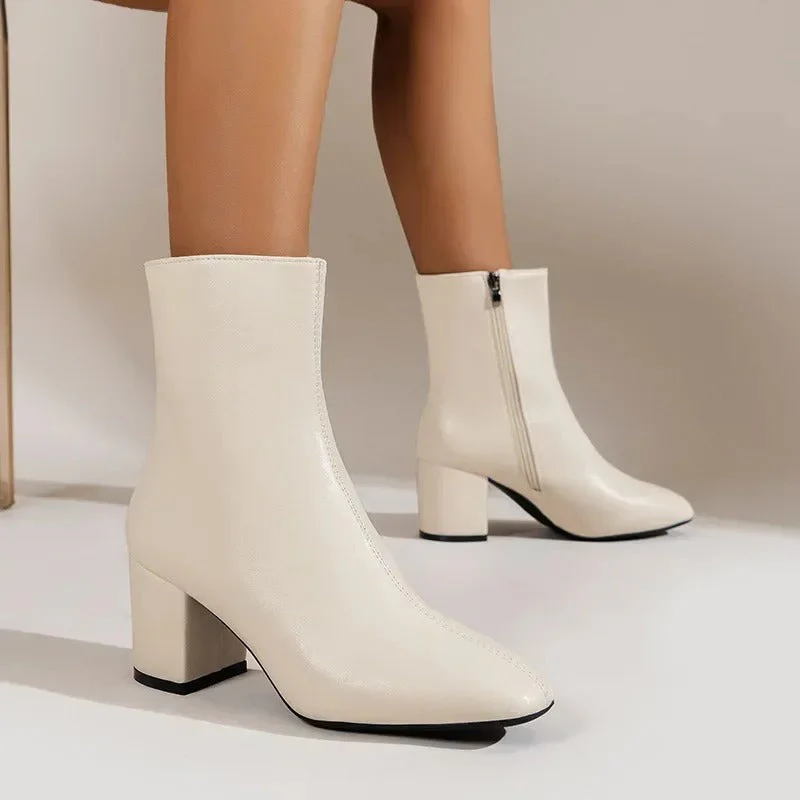 Heidi-Mode | Salomé Stylische Stiefeletten mit Blockabsatz - Image 4
