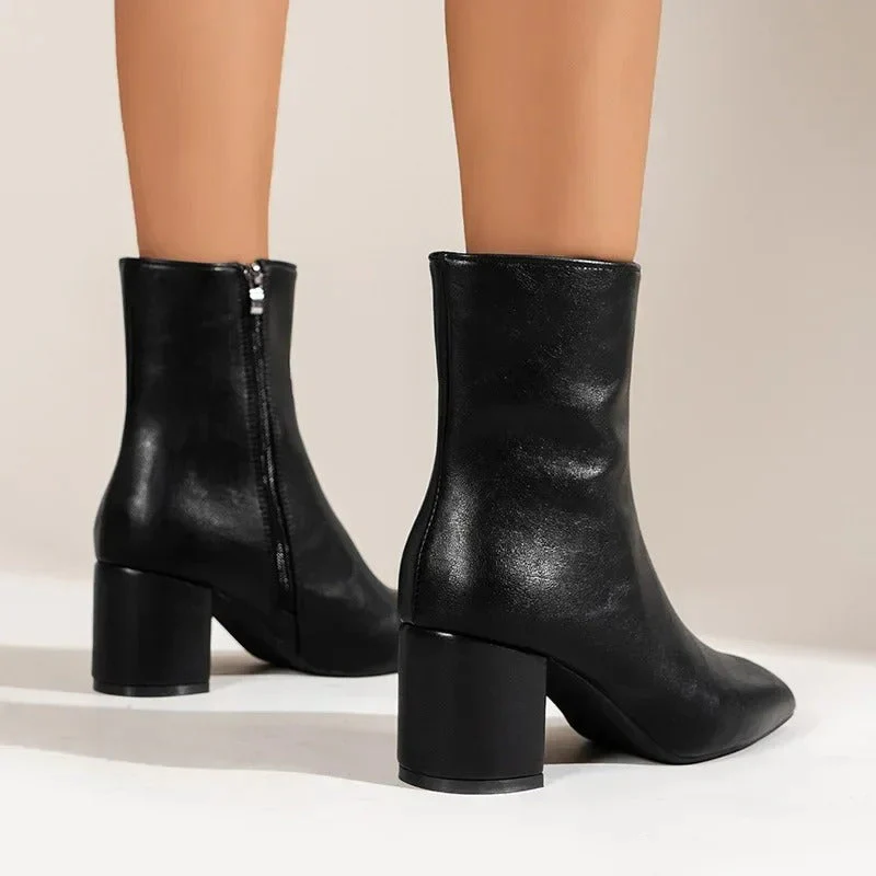 Heidi-Mode | Salomé Stylische Stiefeletten mit Blockabsatz - Image 7