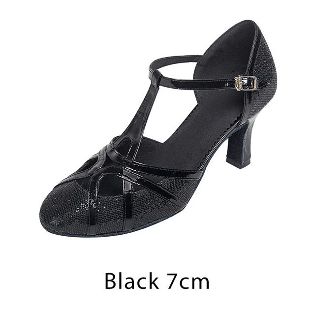 Heidi-Mode | Salsa Tanzschuhe Damen Latein Tanzschuhe 7Cm - Image 13