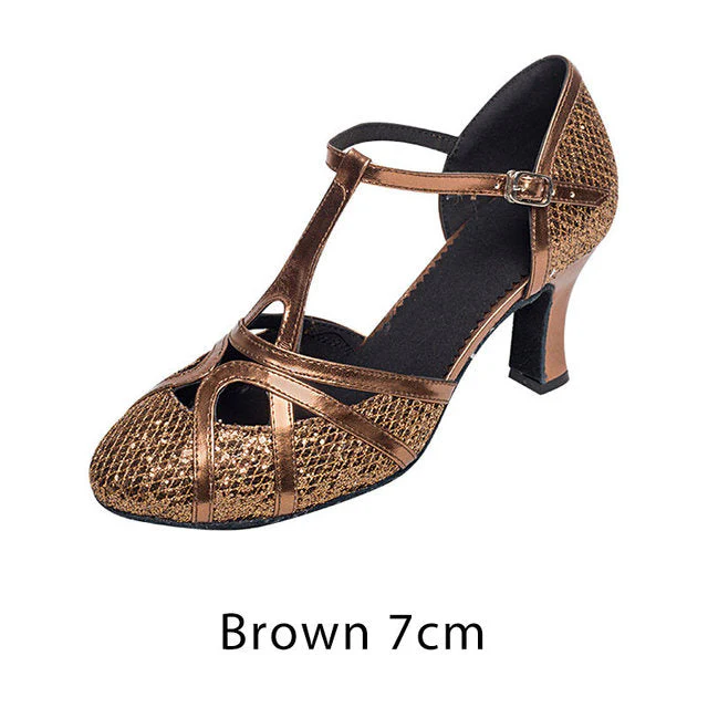 Heidi-Mode | Salsa Tanzschuhe Damen Latein Tanzschuhe 7Cm - Image 14