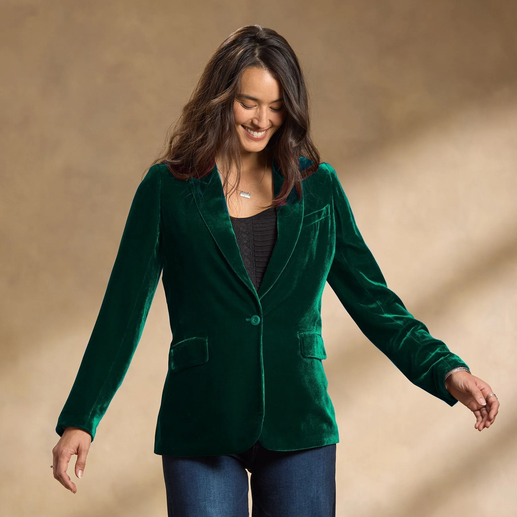 Heidi-Mode | Gestickte Samt-Herbstjacke - Image 4