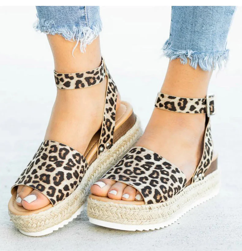 Heidi-Mode | Sandalen Damen Knöchelriemen Espadrille Schuhe für Den Sommer - Image 6