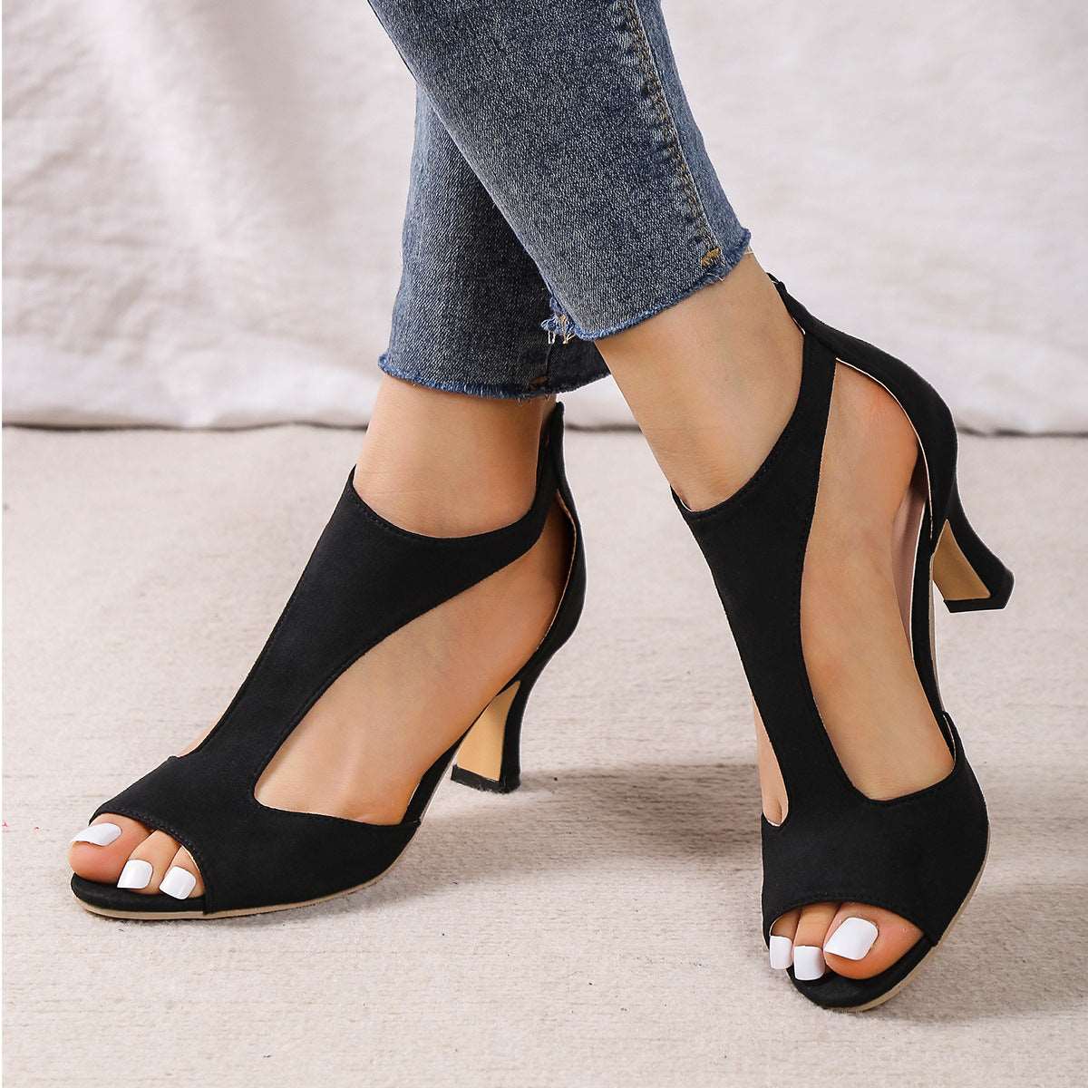 Heidi-Mode | Sandalen mit 4Cm Absatz - Image 3