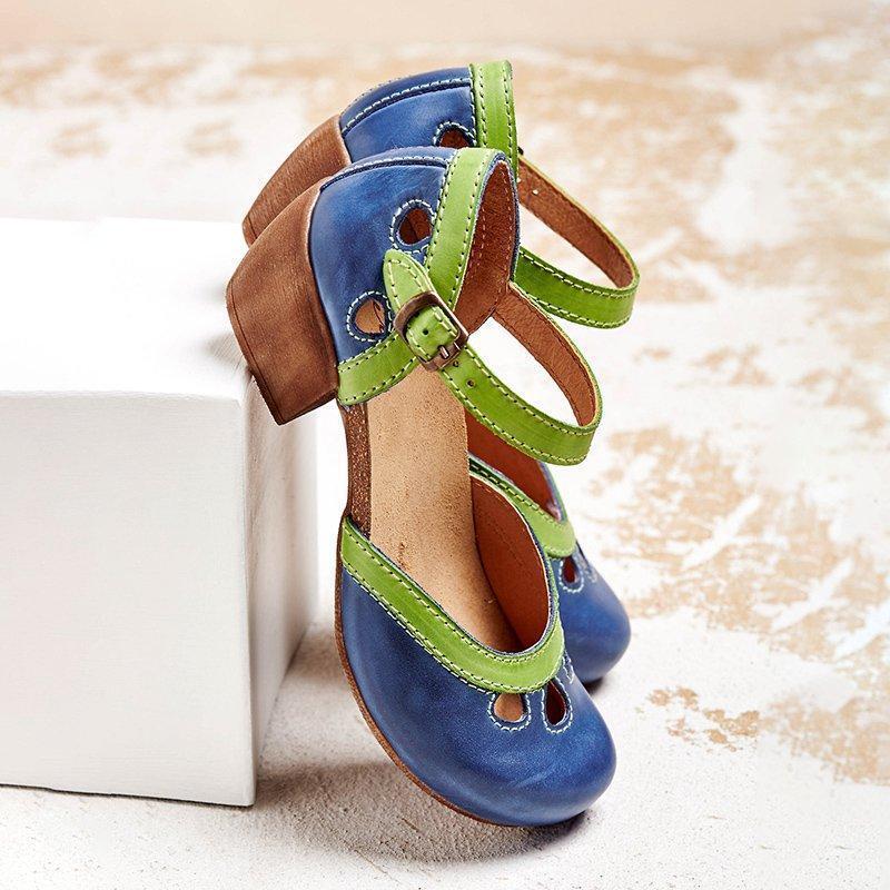 Heidi-Mode | Sandalen mit Niedrigen Absätzen - Image 6