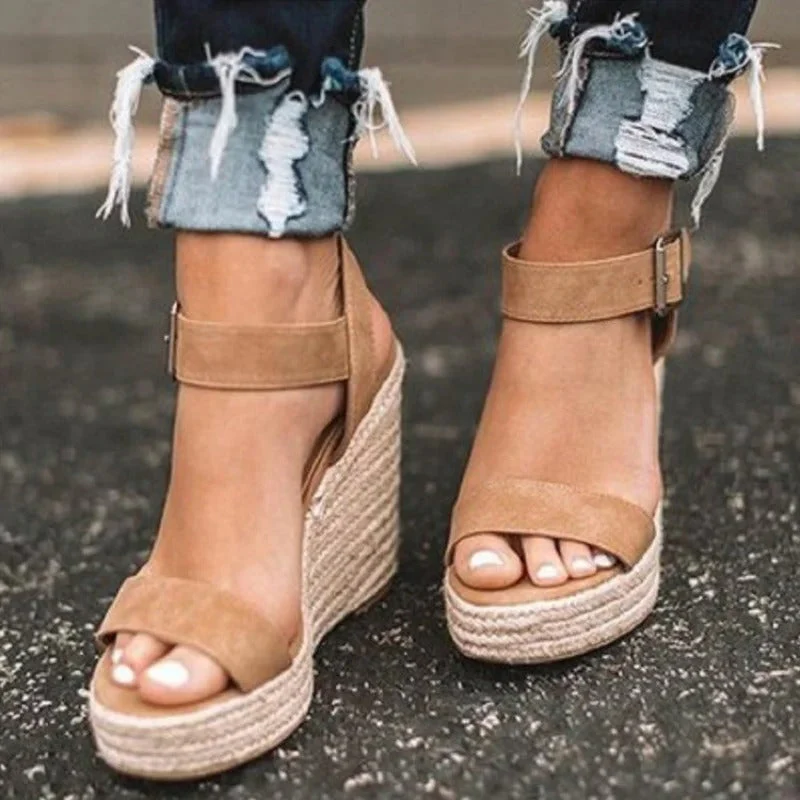 Heidi-Mode | Sandalen mit Offenem Zeh und Knöchelriemen - Image 2