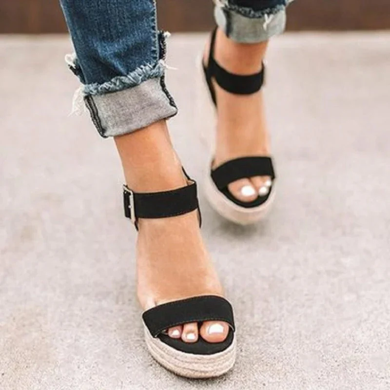 Heidi-Mode | Sandalen mit Offenem Zeh und Knöchelriemen - Image 3