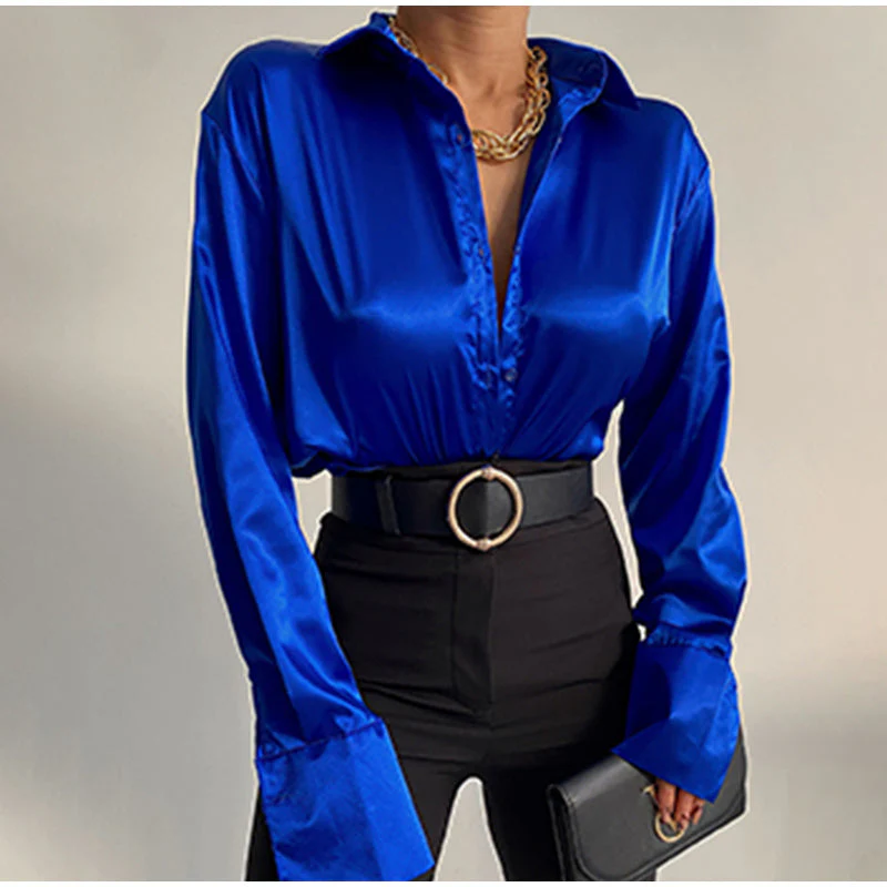 Heidi-Mode | Satin-Bluse - Die Perfekte Bluse für Jeden Anlass! - Image 3
