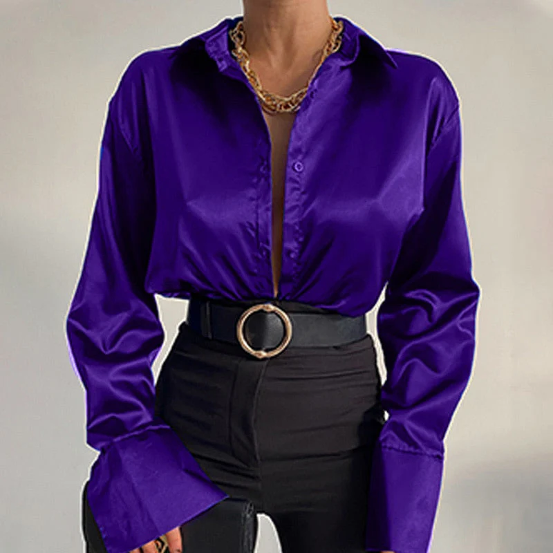 Heidi-Mode | Satin-Bluse - Die Perfekte Bluse für Jeden Anlass! - Image 8