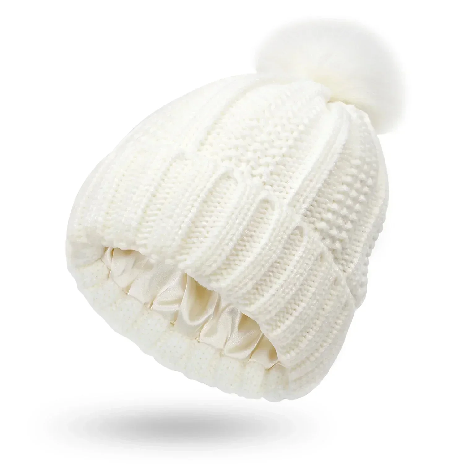 Heidi-Mode | Satin Gefütterte Strickmütze – Warm und Modisch für Den Winter - Image 5