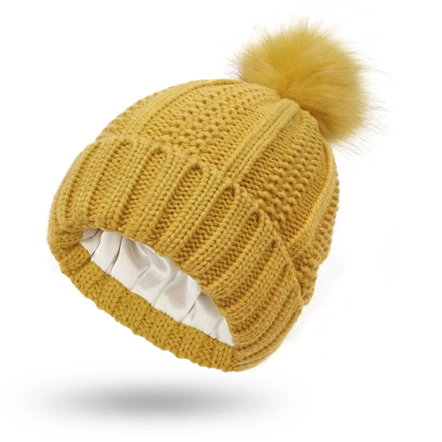 Heidi-Mode | Satin Gefütterte Strickmütze – Warm und Modisch für Den Winter - Image 7