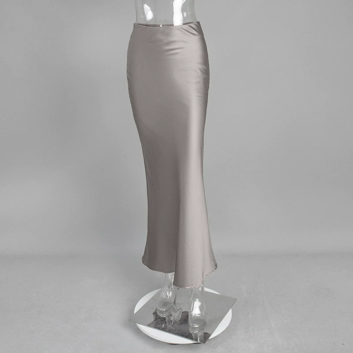 Heidi-Mode | Satin-Midi-Rock mit Fließendem Design für Damen - Image 4