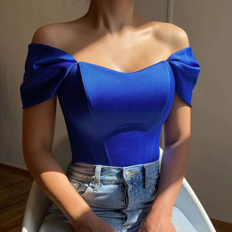 Heidi-Mode | Satin-Oberteil mit Gepufften Ärmeln - Image 12