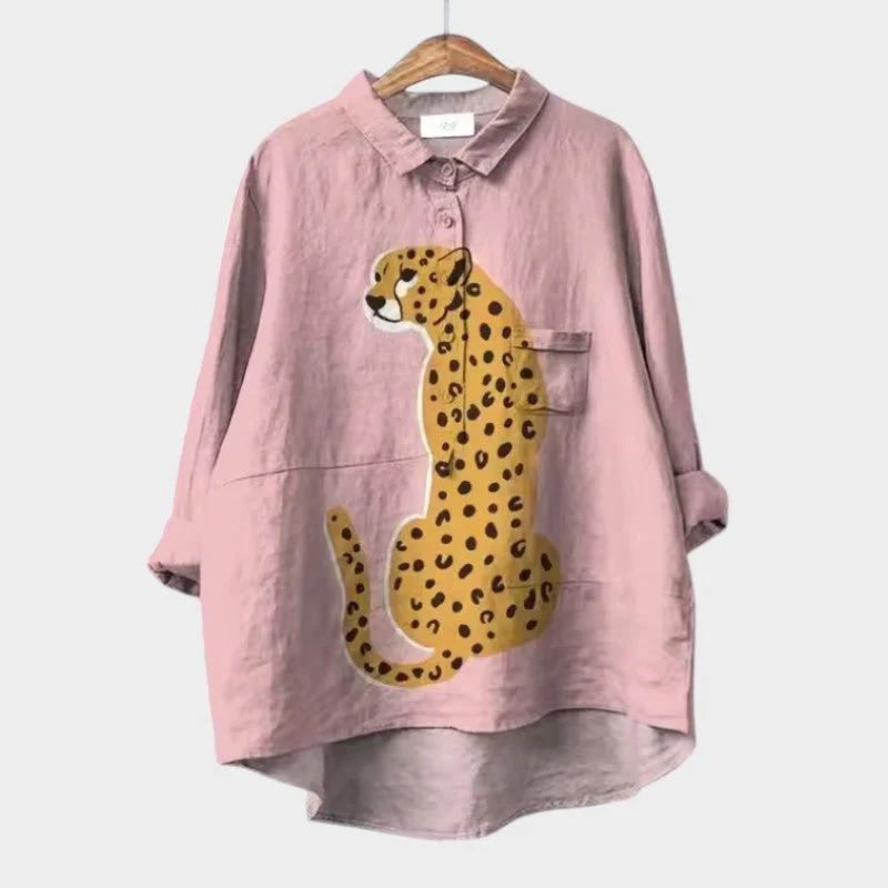 Heidi-Mode | Schicke Bluse mit Knopfleiste Vorne - Image 3