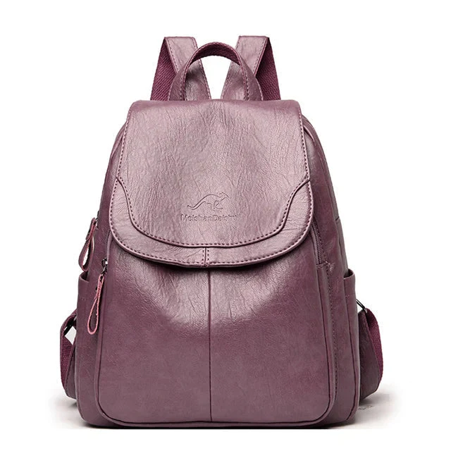 Heidi-Mode | Stylischer Leder-Rucksack mit Diebstahlschutz für Frauen - Image 10