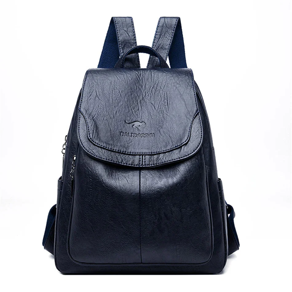 Heidi-Mode | Stylischer Leder-Rucksack mit Diebstahlschutz für Frauen - Image 4