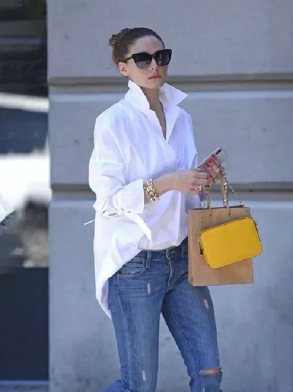 Heidi-Mode | Schicke, Oversized Bluse mit Knopfleiste für Damen - Image 3