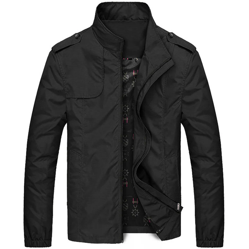 Heidi-Mode | Schicke Zip Up Jacke mit Stehkragen für Männer - Image 3