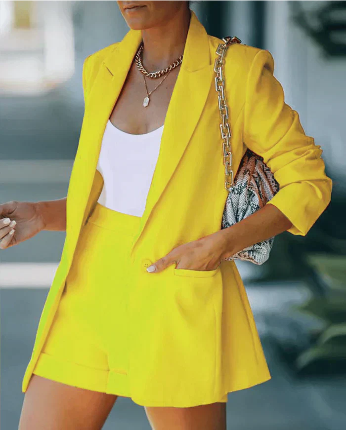 Heidi-Mode | Schickes Blazer- und Shorts-Set - Image 3