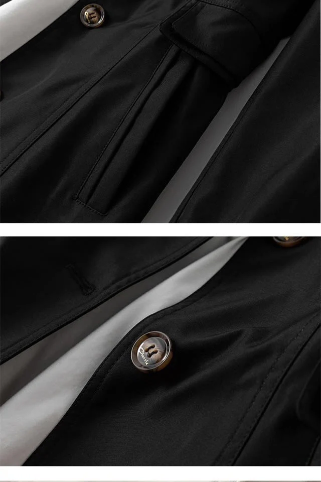 Heidi-Mode | Schlanker Damen Trenchcoat Im Koreanischen Stil für Frühling und Herbst - Image 3