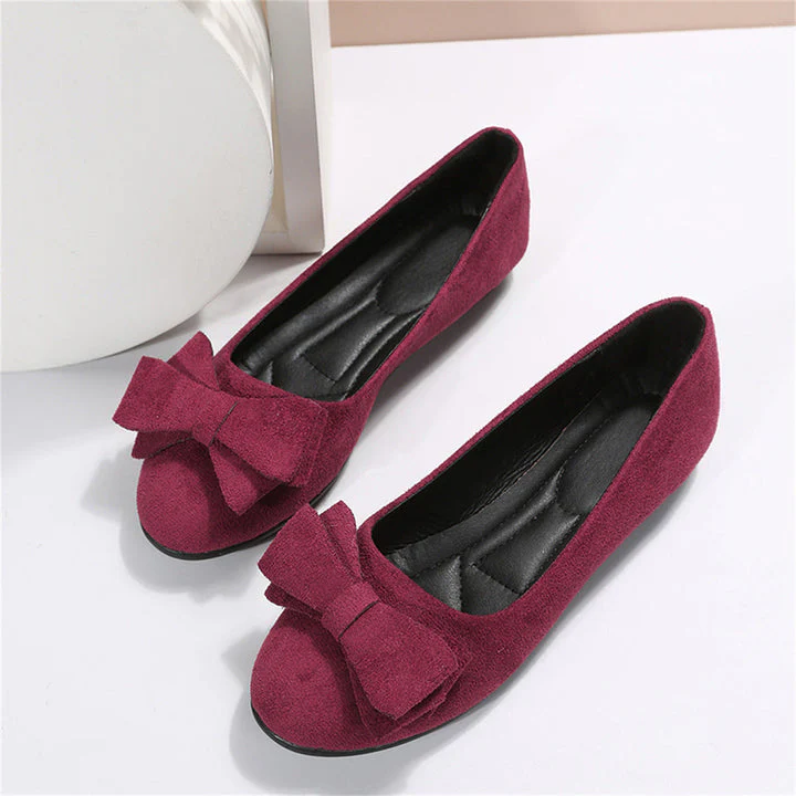 Heidi-Mode | Schleifen Orthopädische Ballerinas Damenschuhe - Image 4