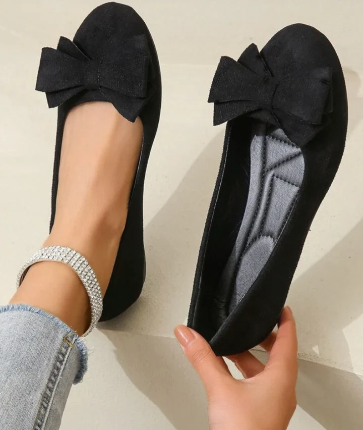 Heidi-Mode | Schleifen Orthopädische Ballerinas Damenschuhe - Image 7