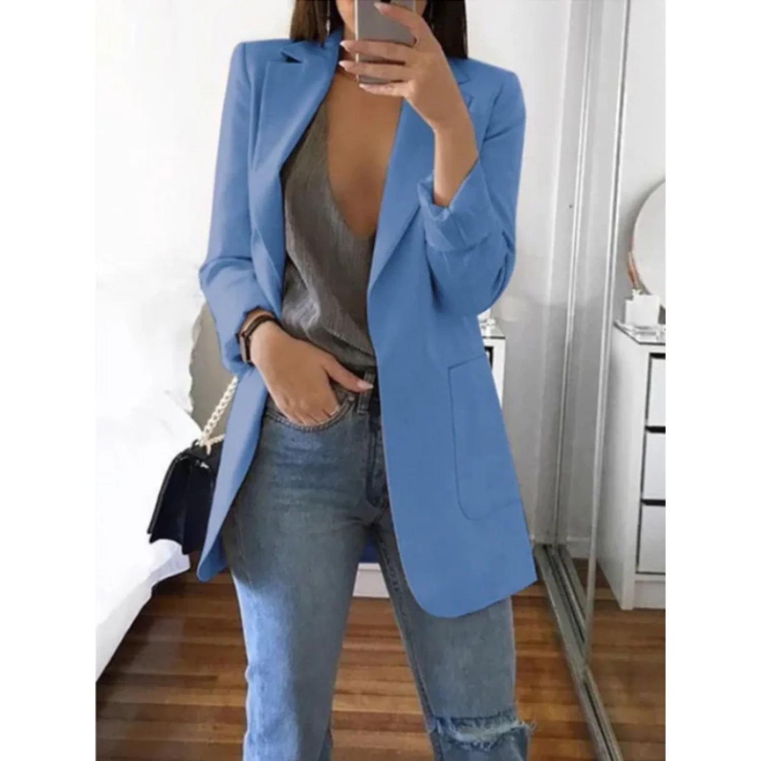 Heidi-Mode | Schmal Geschnittener Blazer Modern & Stilvoll - Image 6