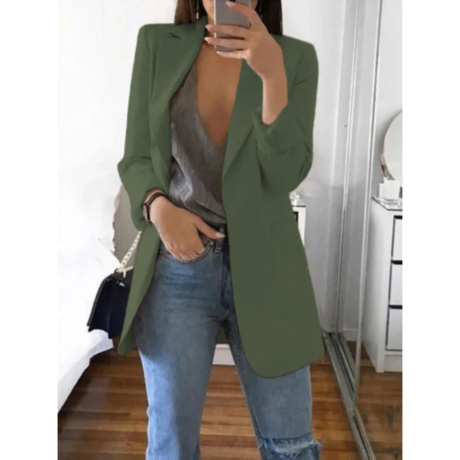 Heidi-Mode | Schmal Geschnittener Blazer Modern & Stilvoll - Image 7