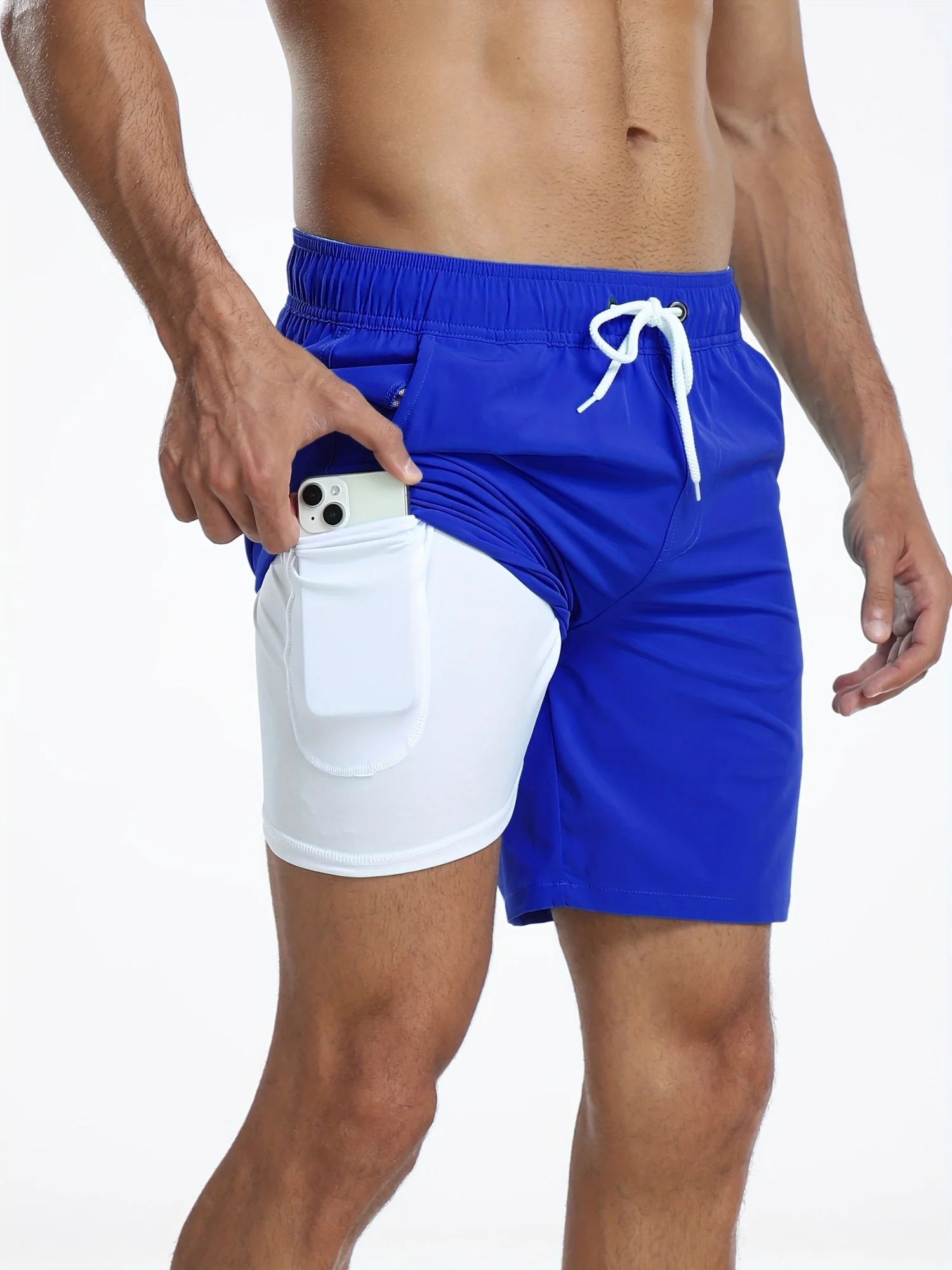 Heidi-Mode | Schnell Trocknende Herren Badehose Doppelschicht Design - Image 9