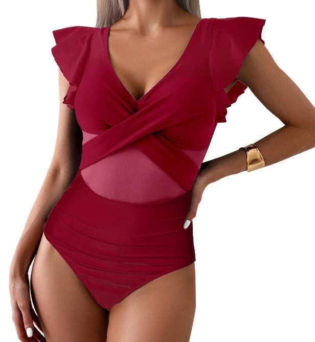 Heidi-Mode | Schnelltrocknender, Einteiliger Sport-Bikini-Badeanzug - Image 5