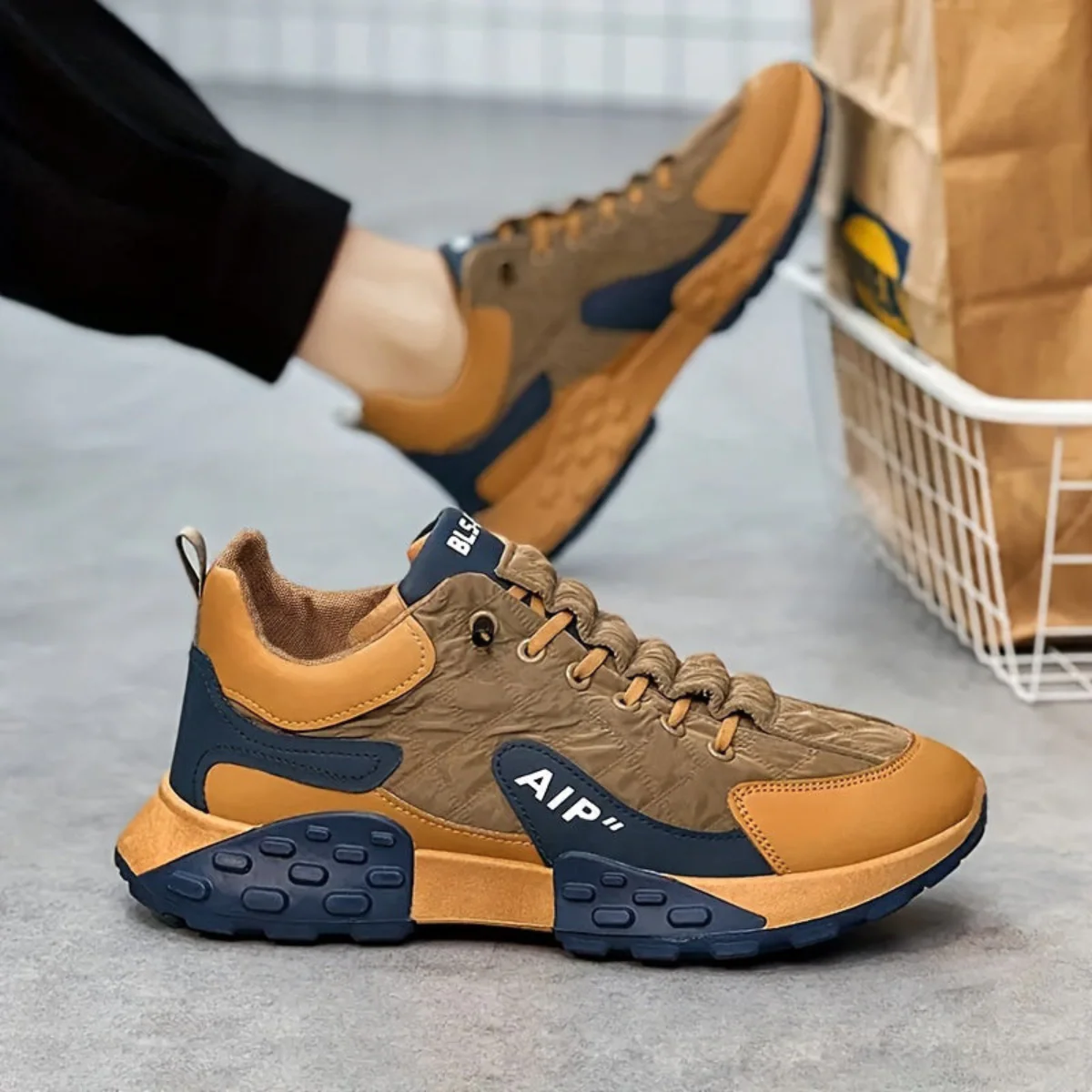 Heidi-Mode | Schnürsneaker mit Dicker Sohle für Herren - Image 3