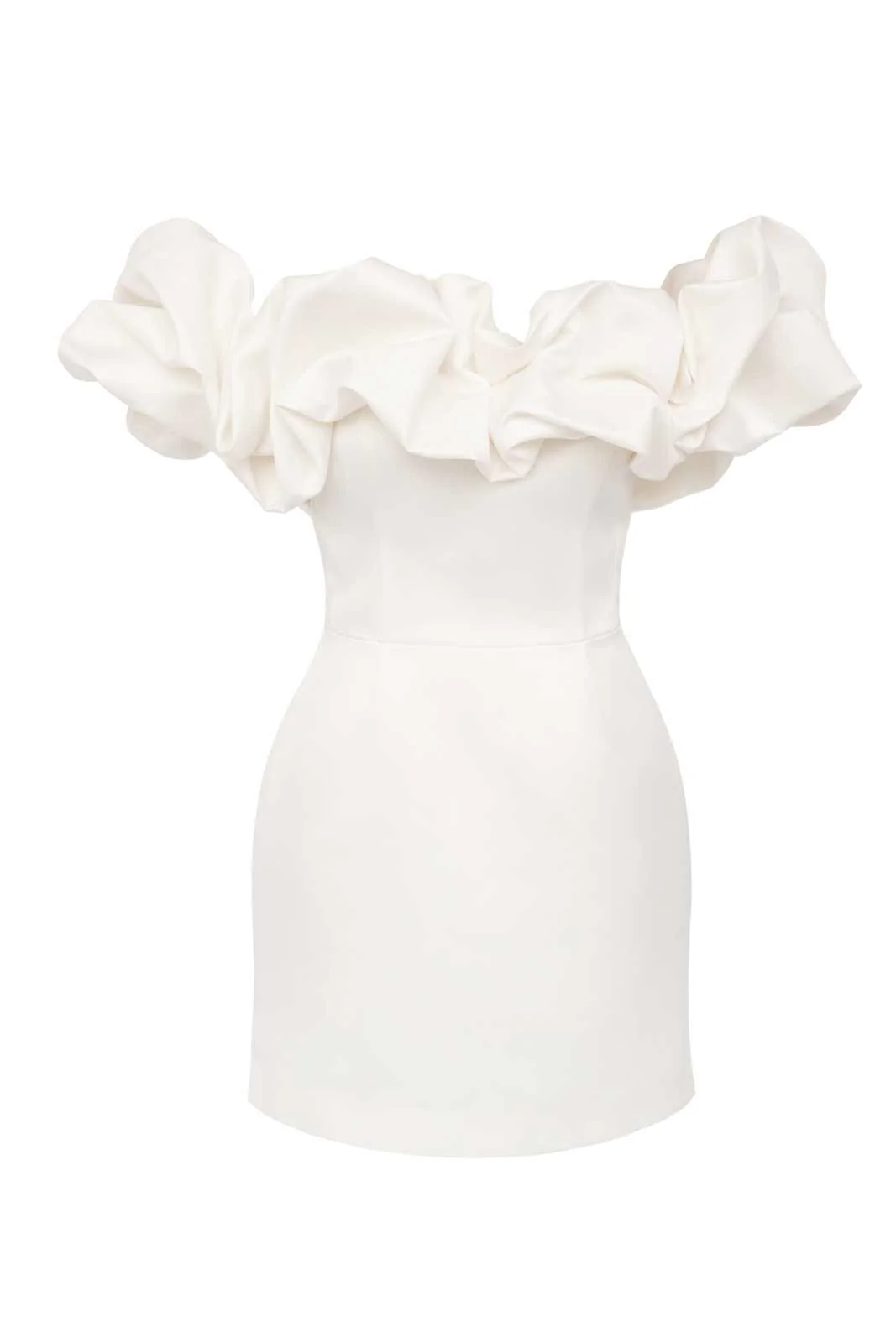 Heidi-Mode | Schulterfreies Minikleid mit Rüschen - Image 6