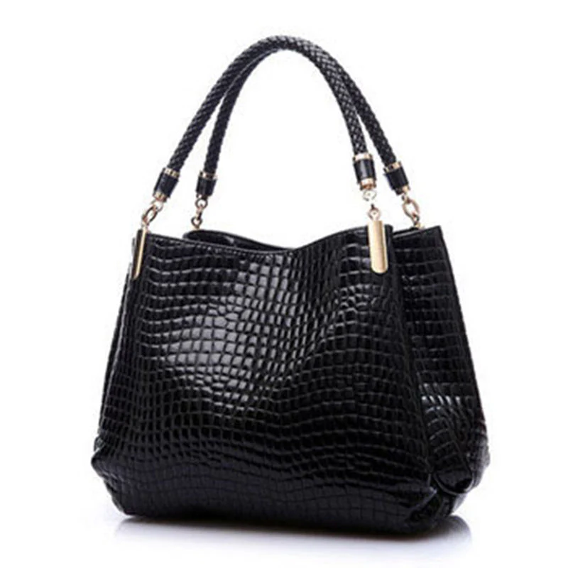 Heidi-Mode | Schultertasche mit Krokodil Muster - Image 3
