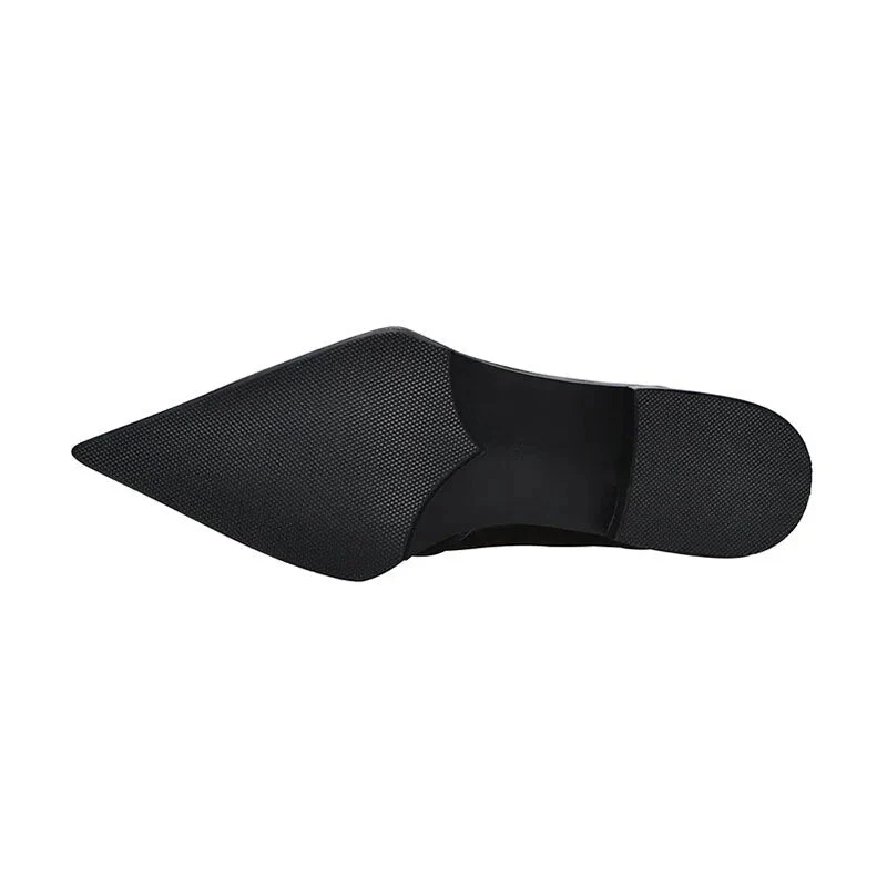 Heidi-Mode | Schwarze Stiefeletten mit Niedrigem Absatz für Damen - Image 5