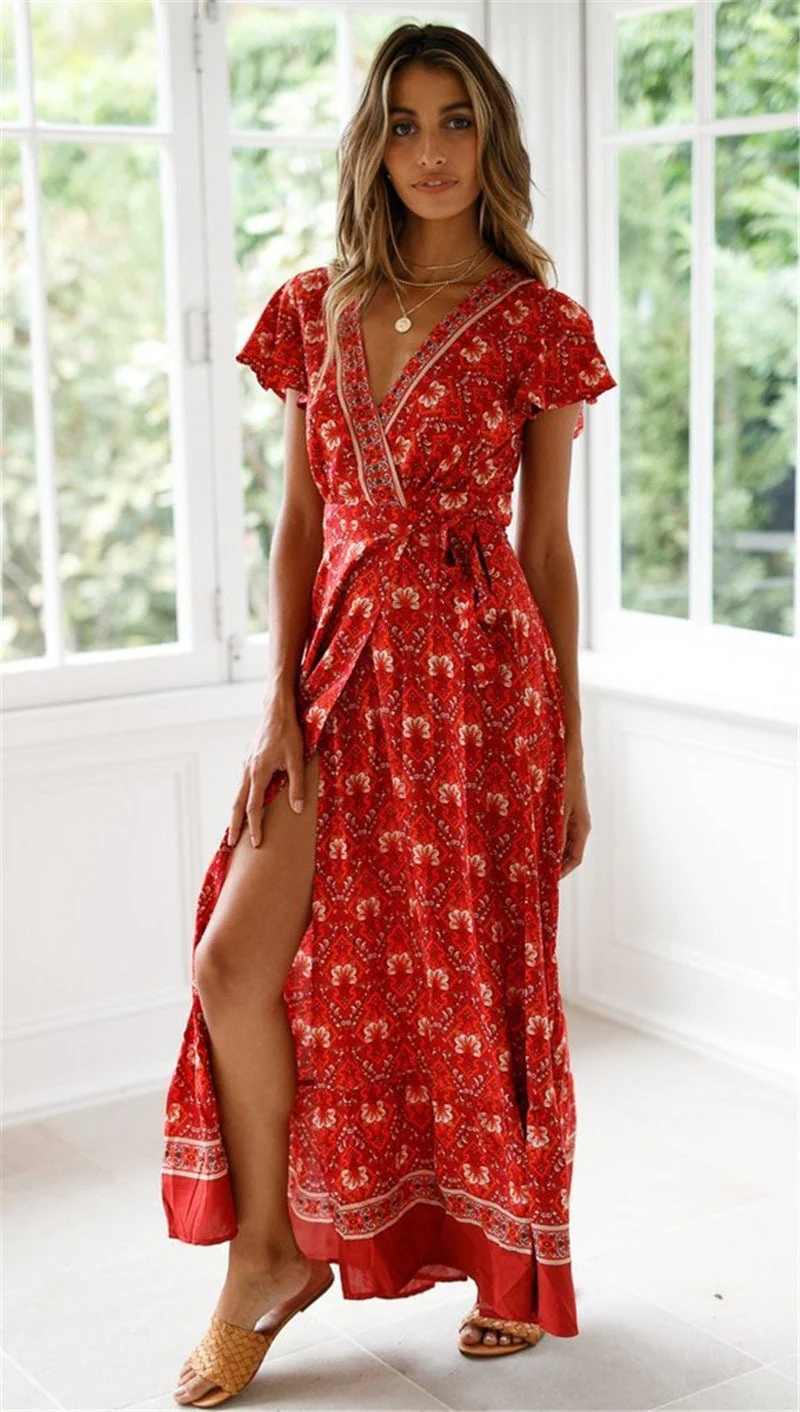 Heidi-Mode | Sexxy Kleider für Frauen Blumenkleid - Image 9