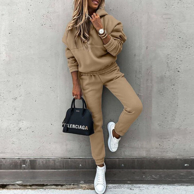 Heidi-Mode | Set - Bequemer Damen Jogginganzug mit Kapuze - Image 4