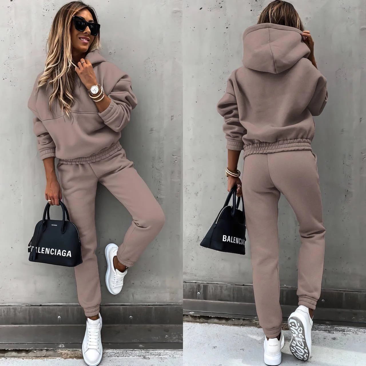 Heidi-Mode | Set - Bequemer Damen Jogginganzug mit Kapuze - Image 6