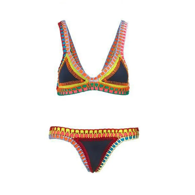 Heidi-Mode | Sexy Bikinis Sommer Frauen Badeanzug Handgehäkeltes Bikini-Set Badebekleidung Strand Badeanzug Biquini Frau Monokini - Image 6